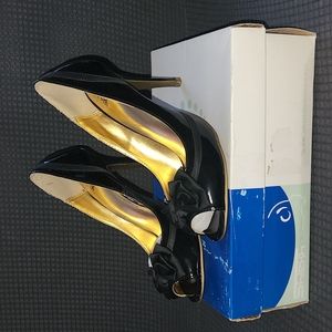 Black Patent High Heels